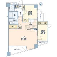 ローザリックス石川台ステーションフロントの間取り