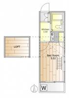 東京都世田谷区上馬2(アパート)の賃貸物件の間取り
