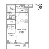 東京都品川区荏原2(マンション)の賃貸物件の間取り