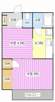 リバティ清水の間取り