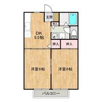 広島県福山市木之庄町5(アパート)の賃貸物件の間取り