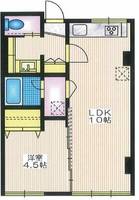 東京都目黒区平町1(マンション)の賃貸物件の間取り