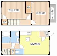 滋賀県長浜市宮司町(一戸建)の賃貸物件の間取り