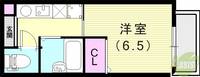 メゾン熊内橋の間取り