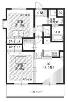 埼玉県川越市野田町1(マンション)の賃貸物件の間取り