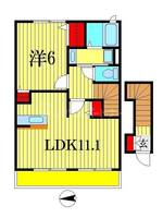 千葉県船橋市上山町2(アパート)の賃貸物件の間取り