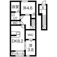 山形県東根市若木三条通り(アパート)の賃貸物件の間取り
