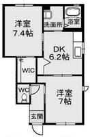 物件の間取り画像