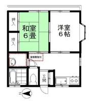 ハイツ田中の間取り