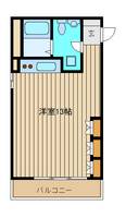 東京都板橋区仲町(マンション)の賃貸物件の間取り