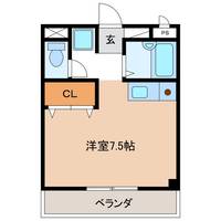 岐阜県岐阜市今嶺3(マンション)の賃貸物件の間取り