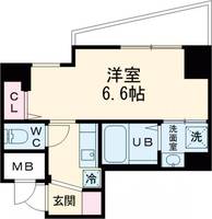 兵庫県神戸市中央区下山手通8(マンション)の賃貸物件の間取り