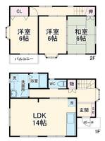 物件の間取り画像