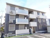 滋賀県栗東市岡(アパート)の賃貸物件の外観