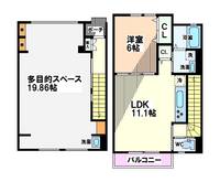東京都国立市泉4(アパート)の賃貸物件の間取り