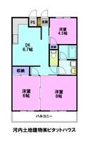 NAKAHARA 3の間取り