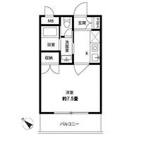 神奈川県伊勢原市上粕屋(マンション)の賃貸物件の間取り