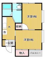 さわらび荘の間取り