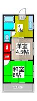 三晃ハイツIIIの間取り