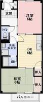 静岡県藤枝市高柳3(アパート)の賃貸物件の間取り