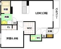 広島県安芸郡府中町八幡2(アパート)の賃貸物件の間取り