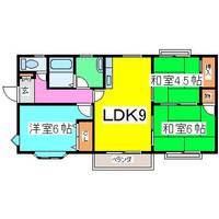 レイクハイムAの間取り