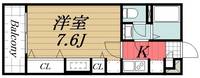 千葉県千葉市中央区弁天3(アパート)の賃貸物件の間取り