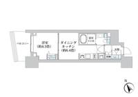 東京都品川区西五反田8(マンション)の賃貸物件の間取り