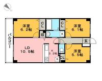 千葉県市川市妙典4(マンション)の賃貸物件の間取り