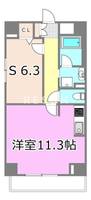 千葉県千葉市中央区今井2(マンション)の賃貸物件の間取り