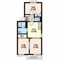 岐阜県本巣郡北方町高屋条里3(アパート)の賃貸物件の間取り