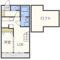 福岡県福岡市南区清水1(アパート)の賃貸物件の間取り