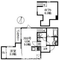 セレーノ博多南の間取り