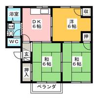 フレグランスハミングバード B棟の間取り