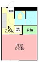 神奈川県厚木市下荻野(アパート)の賃貸物件の間取り