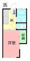 コーポ司第3の間取り