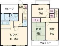 物件の間取り画像