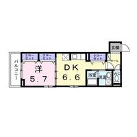 京都府京都市右京区梅津東構口町(アパート)の賃貸物件の間取り
