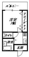 サンハイツ東小橋の間取り
