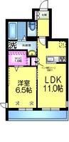 千葉県千葉市稲毛区稲毛町5(マンション)の賃貸物件の間取り