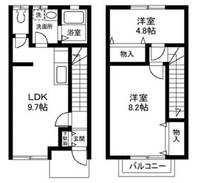 東京都三鷹市野崎3(一戸建)の賃貸物件の間取り