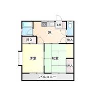 ふじハイツの間取り