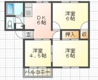 静岡県藤枝市高柳1(アパート)の賃貸物件の間取り