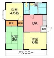 コーポさかやの間取り