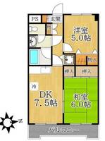 千葉県浦安市当代島2(マンション)の賃貸物件の間取り
