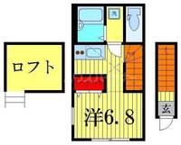 東京都葛飾区柴又1(アパート)の賃貸物件の間取り