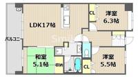 リビンコート下中野 弐番館の間取り