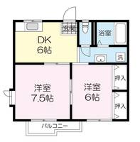 クレストコート2の間取り