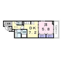 京都府京都市右京区梅津東構口町(アパート)の賃貸物件の間取り