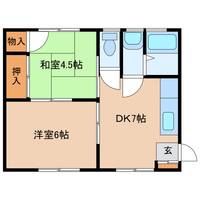 山口県岩国市三笠町2(マンション)の賃貸物件の間取り